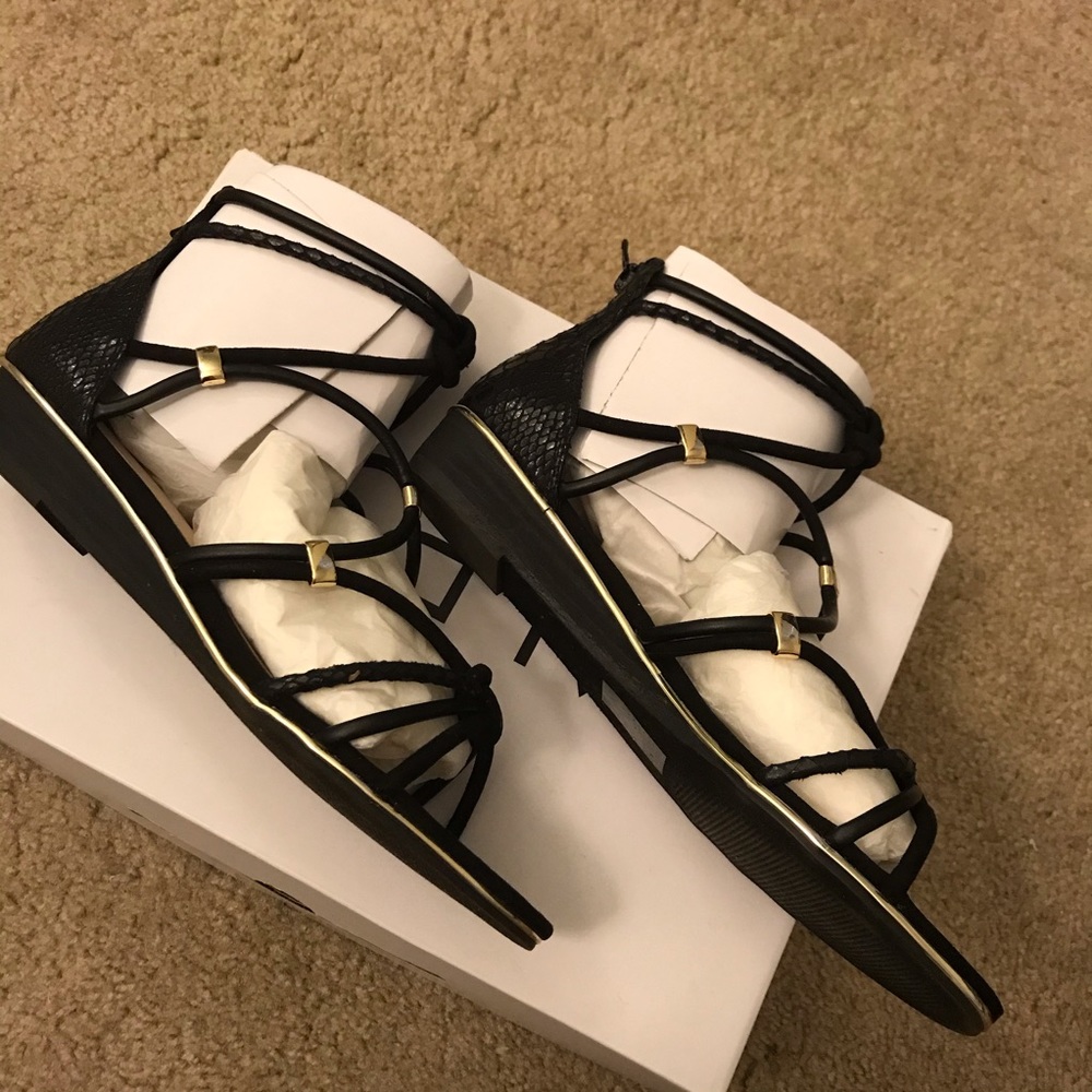 ALDO Black Sandal-7